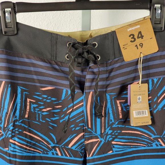 PATAGONIA Stretch Planing Swim Trunks blue various - Picture 3 of 7